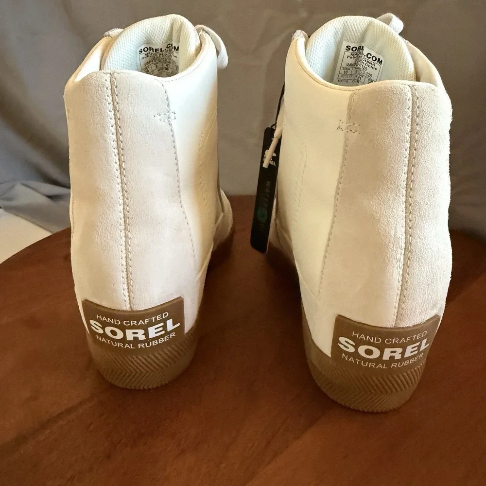Sorel Women Out N‎ About Wedge Bootie Sea Salt/Gum NL4913-125 size 10 Waterproof